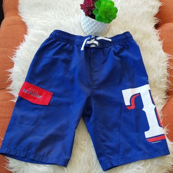 texas rangers swim trunks